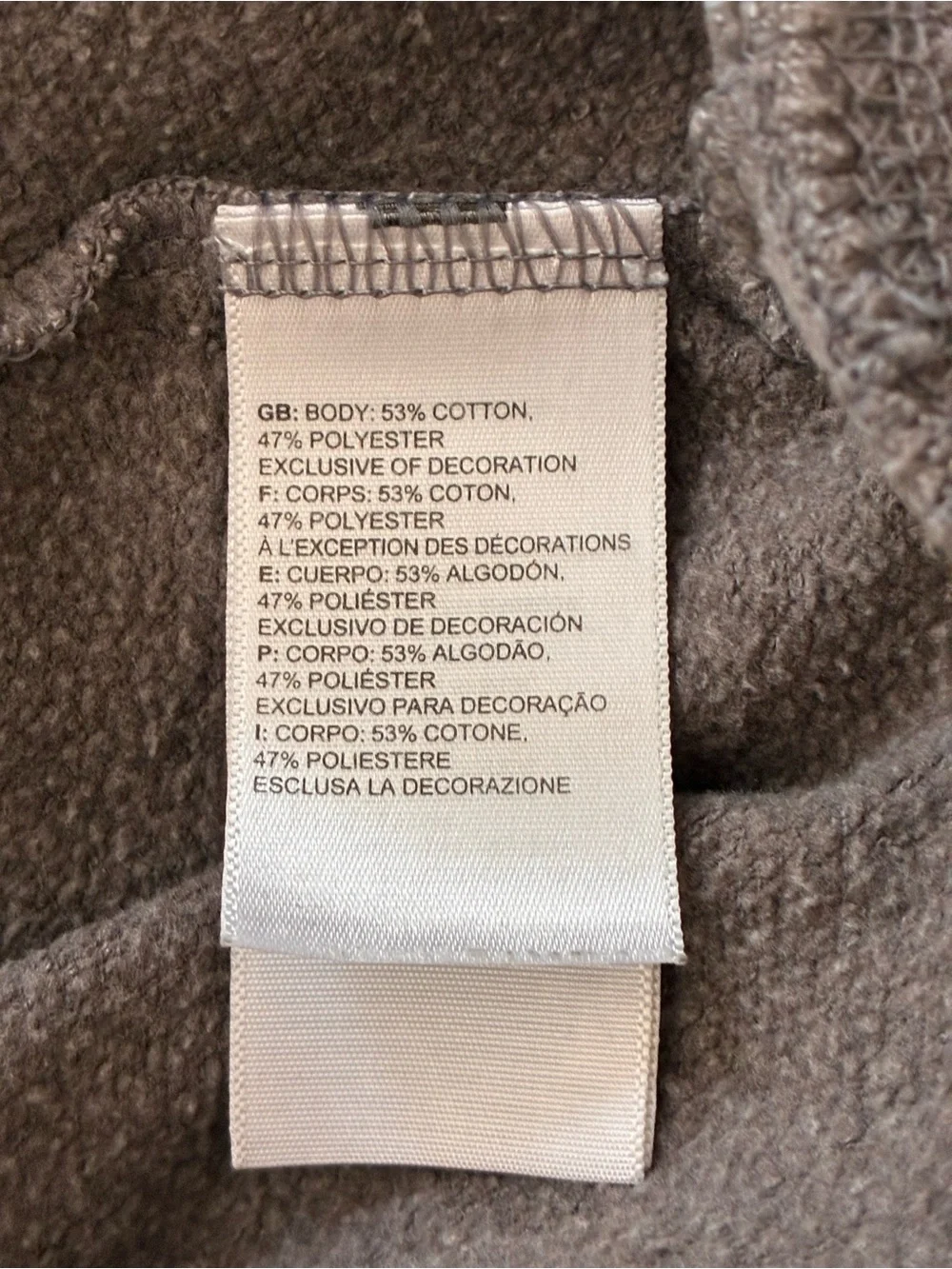 The North Face | Gray cotton blend kangaroo pocket hoodie sweatshirt men’s small